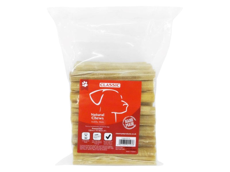 CLASSIC RAWHIDE CHEW LOG 5"