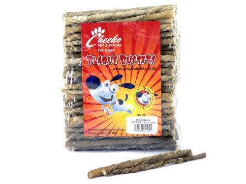 RAWHIDE CHEW TWISTS 5"x3/5MM