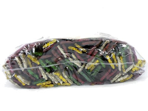 MUNCHIE FLAT STRIPS ASST 6.5" 100PK