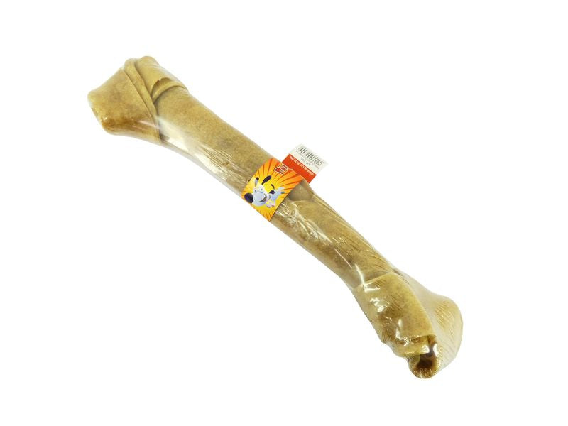 RAWHIDE KNOTTED BONE 16"