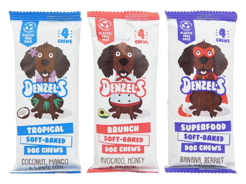 DENZELS DOG CHEW FISH MULTIPACK 6x75g
