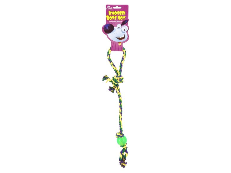 Cheeko Extra Long Rope Tug with Ball 54cm