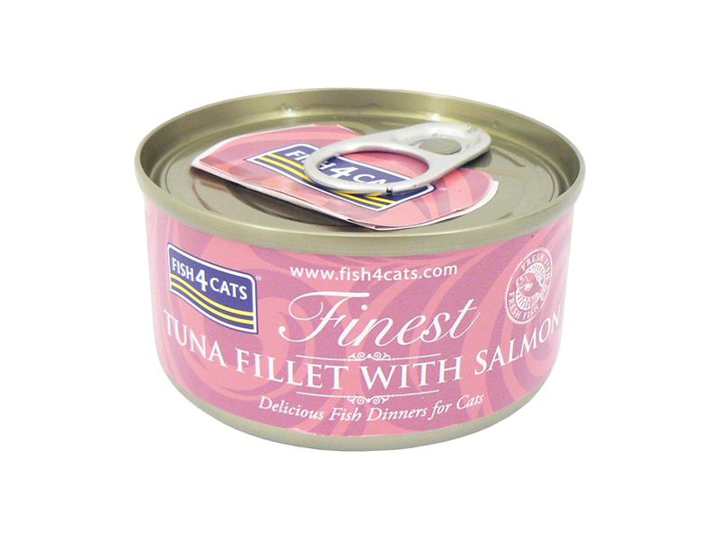 Fish4Cats Tuna & Salmon Cat Food Tin 70g