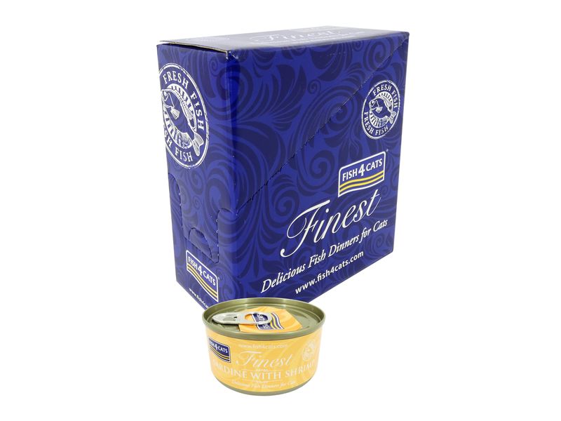 Fish4Cats Sardine & Shrimp Cat Food Tin 70g