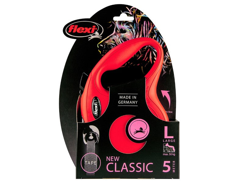 Flexi classic tape red lge 5m