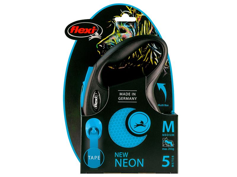 Flexi neon tape blue med 5m