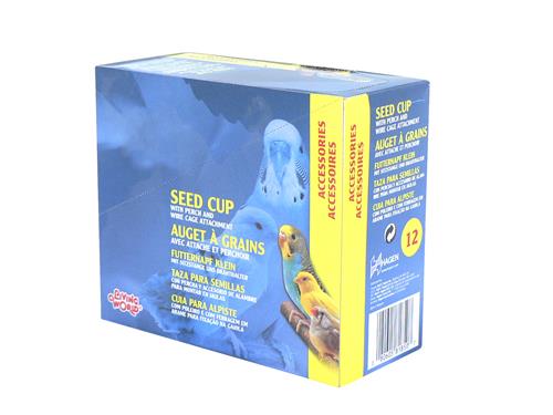 HG81850 RECT SEED CUP W PERCH SMALL