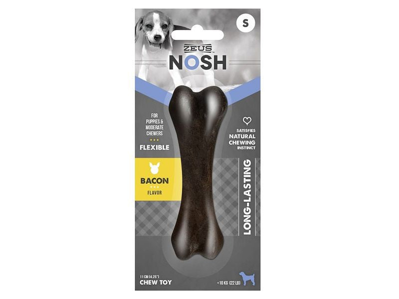 Zeus Nosh Flexible Chew Bone Bacon Small