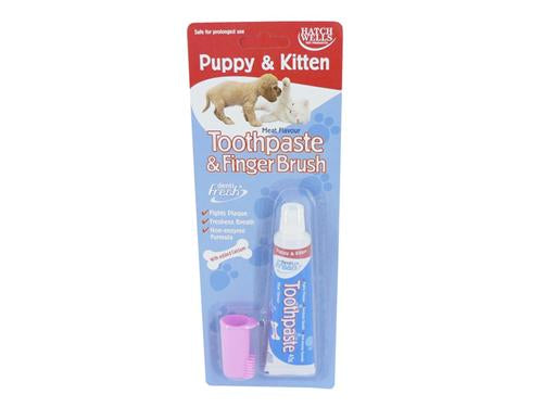 DENTIFRESH PUPPY TOOTHPASTE & FINGER BRS