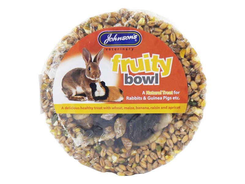 Johnson's Vet Rabbit & Guinea Pig Fruity Bowl 180g