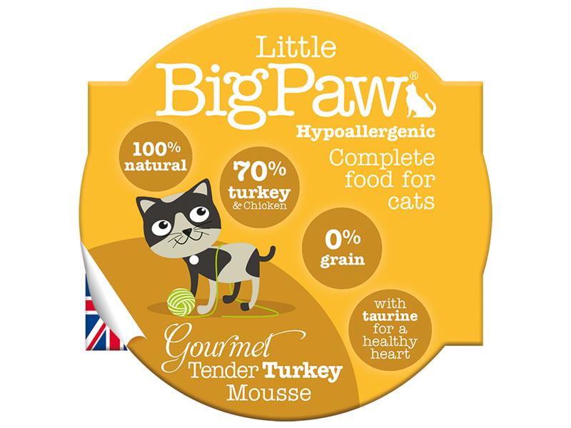BIG PAW GOURMET TURK MOUSSE CAT 85G
