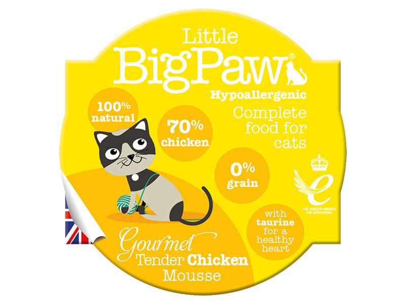BIG PAW CHICKEN MOUSSE KITTEN 85G