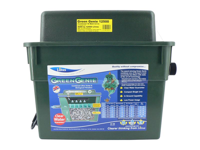 GREEN GENIE 12500 FILTER +18W UV