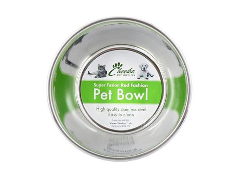 SUPER FUSION RED FASH DOG BOWL 950ML 6"