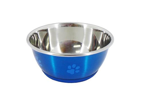 super fusion blue fash dog bowl 500ML 5"