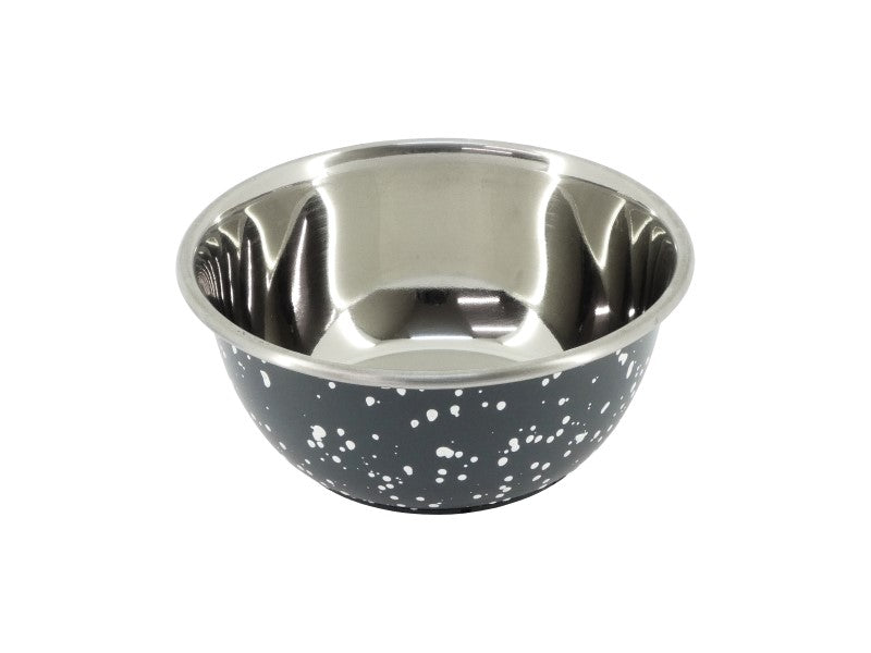 Granite Grey Stainless Steel Dog Bowl 500ml