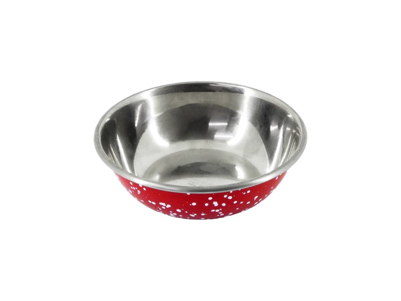 Granite Red Stainless Steel Dog Bowl 350ml