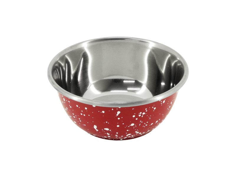 Granite Red Stainless Steel Dog Bowl 500ml