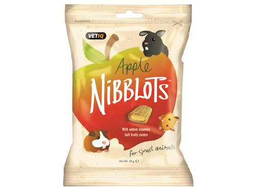 NIBBLOTS SMALL ANIMAL APPLE TREATS 30G
