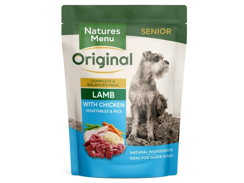 Natures Menu Senior Dog Pouch Lamb 300g