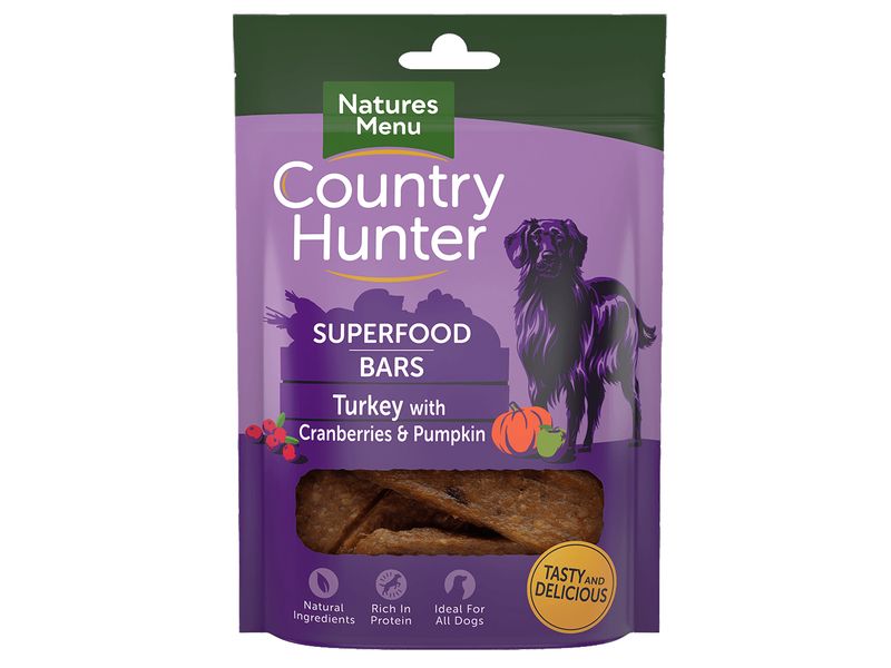 Natures Menu Country Hunter Superfood Bar Turkey 100g