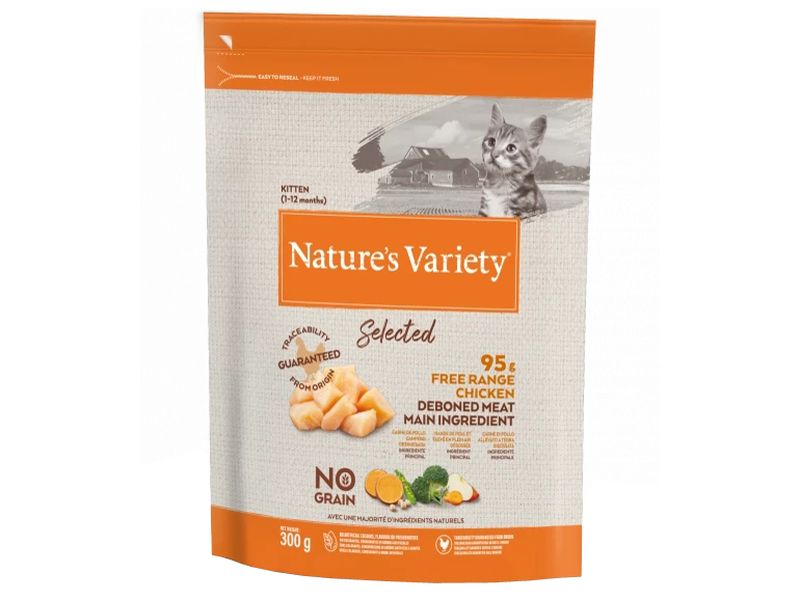 NATURES VARIETY KITTEN CHICKEN 300G