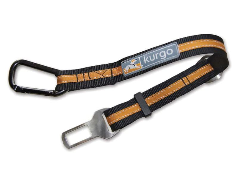 KURGO DIRECT TO SEATBELT TETHER BLK/ORG