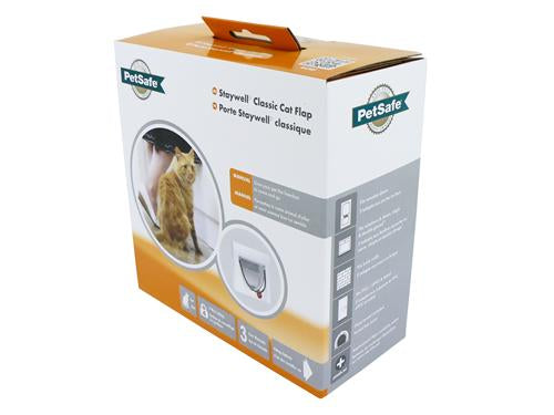 Petsafe Staywell 4-Way Cat Flap White with Tunnel