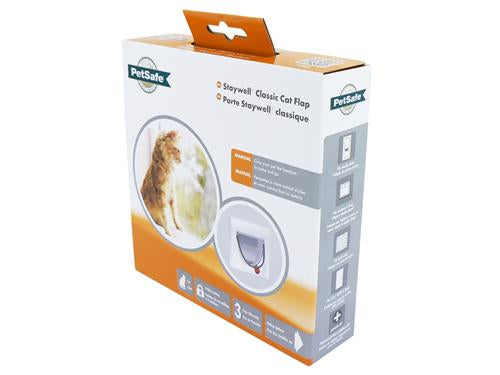 Petsafe Staywell 4-Way Cat Flap White No Tunnel