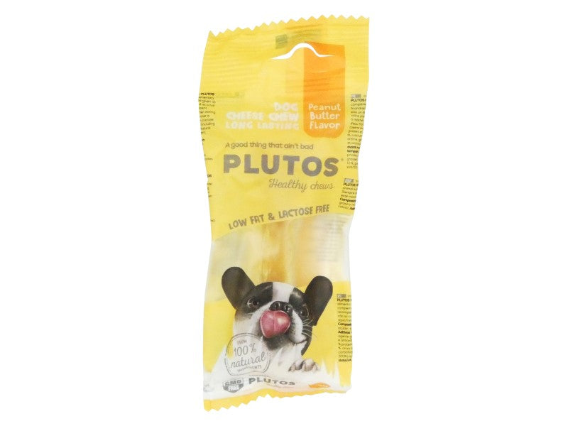 PLUTOS PEANUTBUTTER CHEW SMALL DISPY24PC