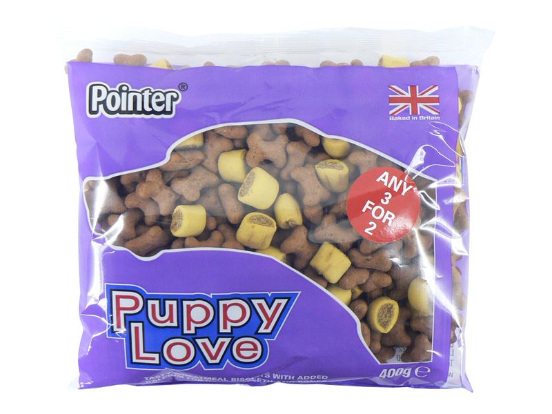 POINTER PUPPY LOVE 400G 6PK