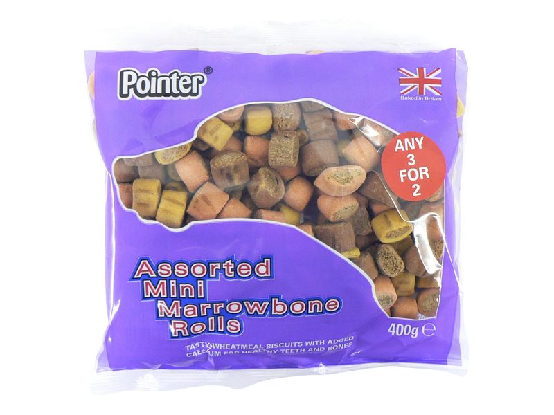POINTER ASSORTED MINI ROLLS 400G 6PK
