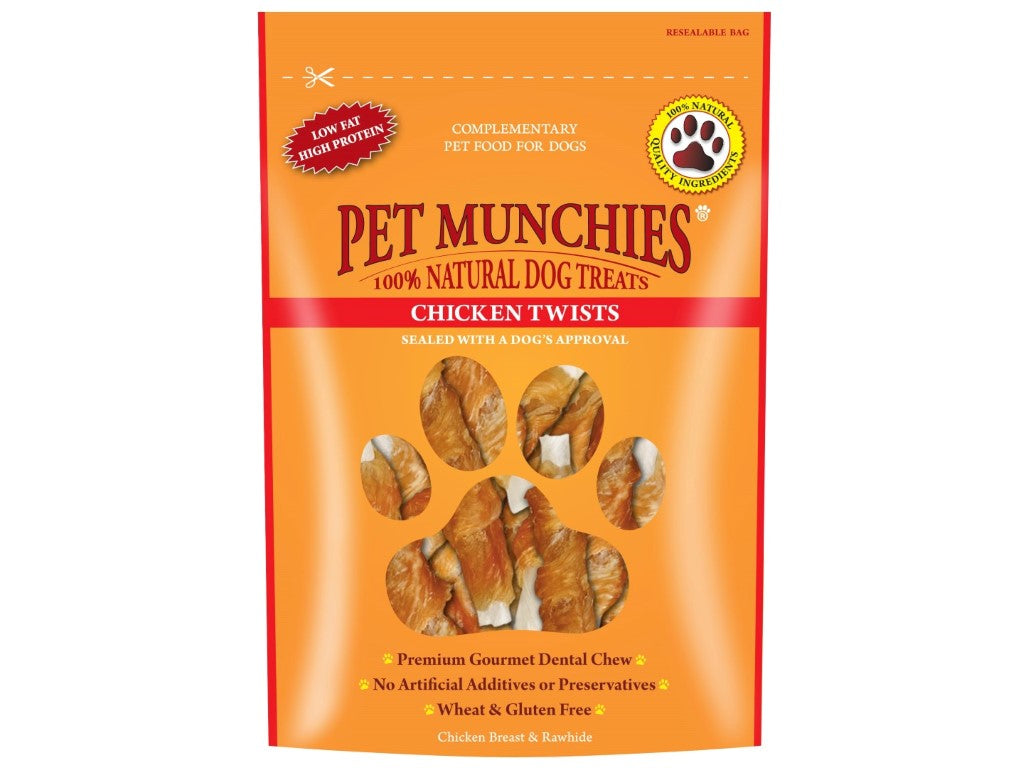Pet Munchies Chicken Twists 80g