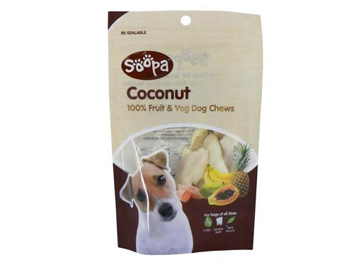 SOOPA DOG CHEWS COCONUT 100G