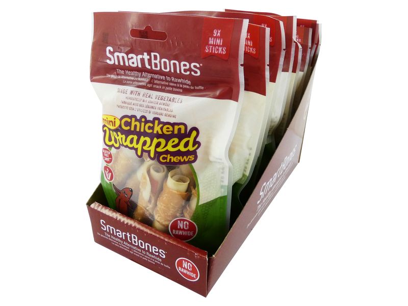 Smartbones Wrapped Chicken Sticks Mini 9pk 112g