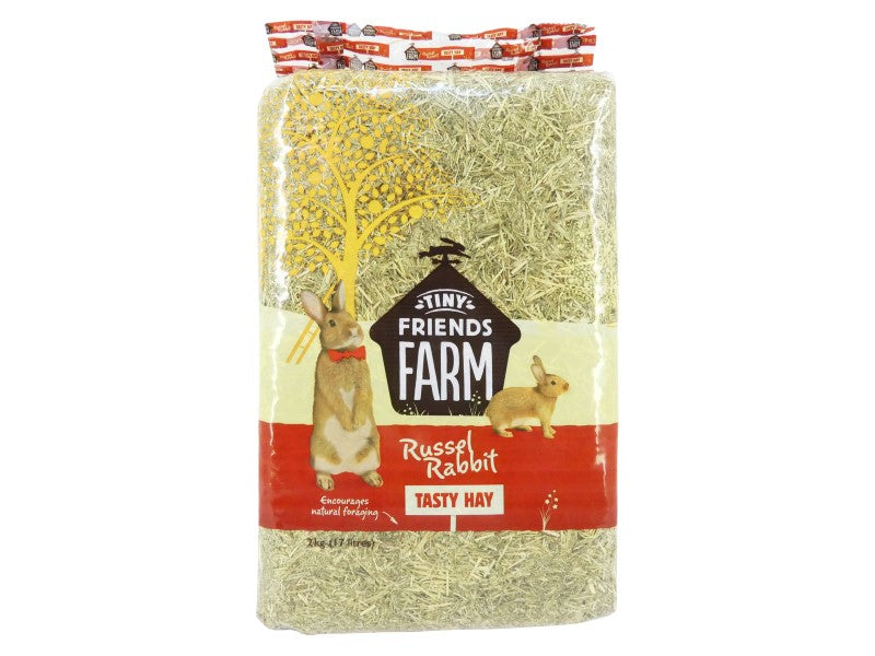 Tiny Friends Farm Russel Rabbit Tasty Natural Meadow Hay 2kg