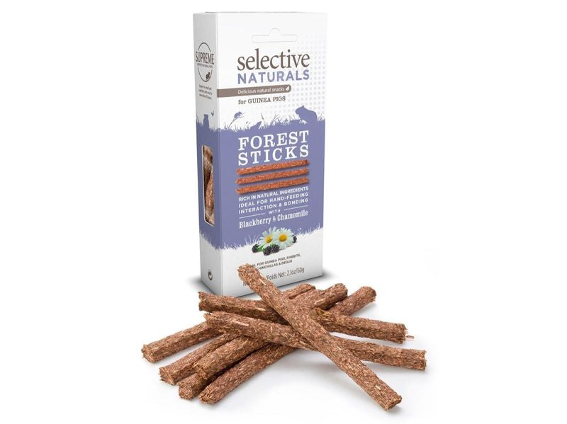 Supreme Selective Guinea Pig Forest Sticks 60g