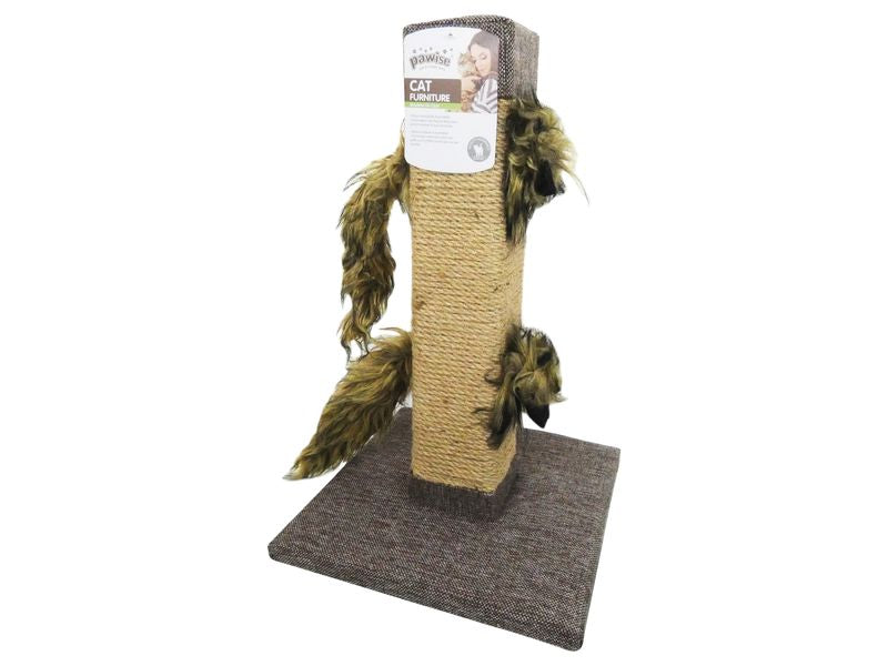 Pawise Cat Scratch Square Post Funimals 48cm