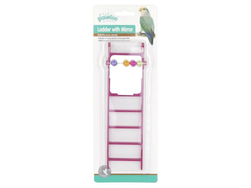 BIRD LADDER WITH MIRROR 20CM