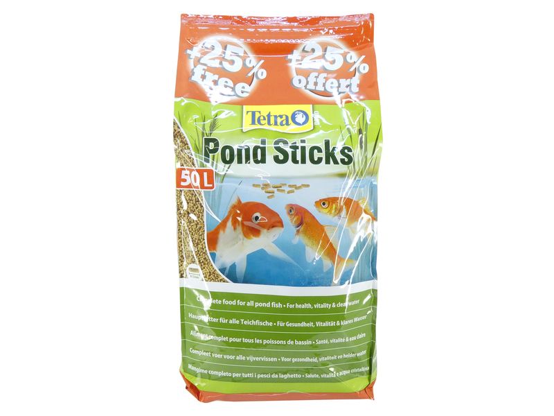 TETRAPOND FOOD STICK 40L+ 10L Free