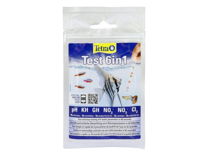 TETRA TEST STRIP 6 IN 1 10 STRIPS