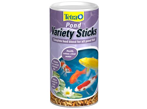 TETRAPOND VARIETY STICKS 150G 1L