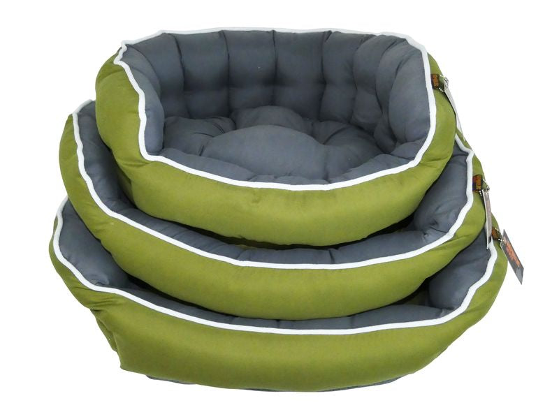 SNUGGLE GREEN OVAL NEST 3BEDS 23-30"