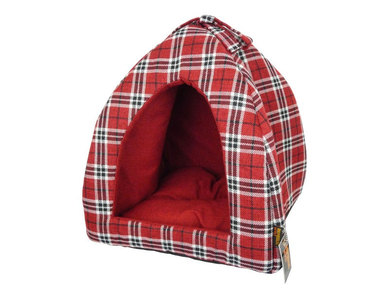 Illusion Red Tartan Igloo 35cm
