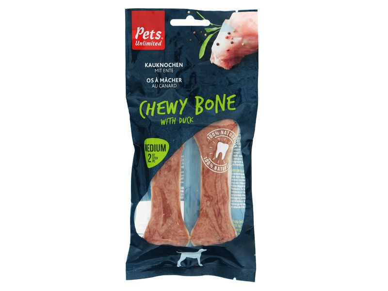 Pets Unlimited Duck Bone Medium 2pk