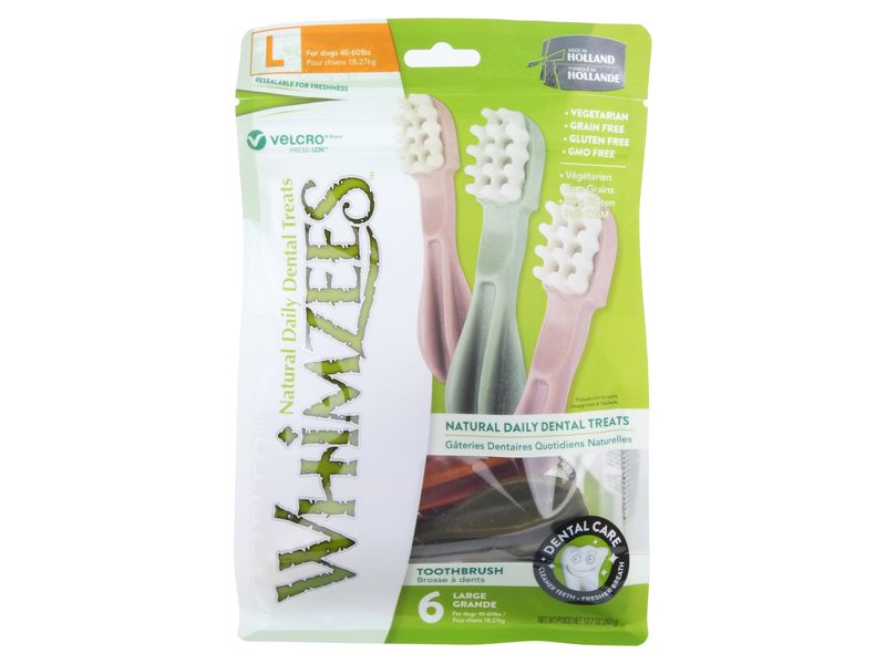 WHIMZEES TOOTHBRUSH STAR LARGE 6PK