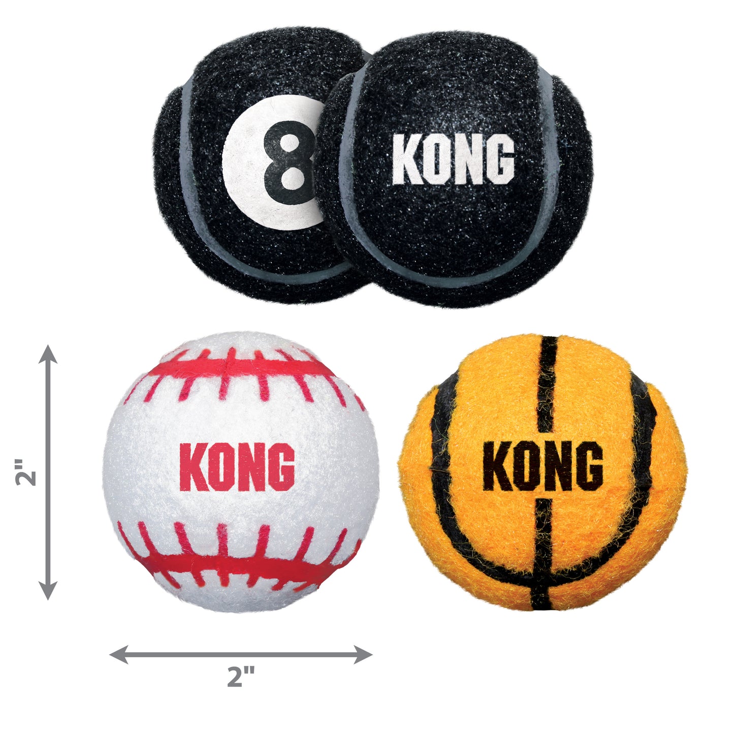 KONG Sports Ball S 3pk
