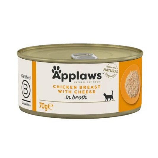 Applaws Cat Chicken & Cheese Tin 70g