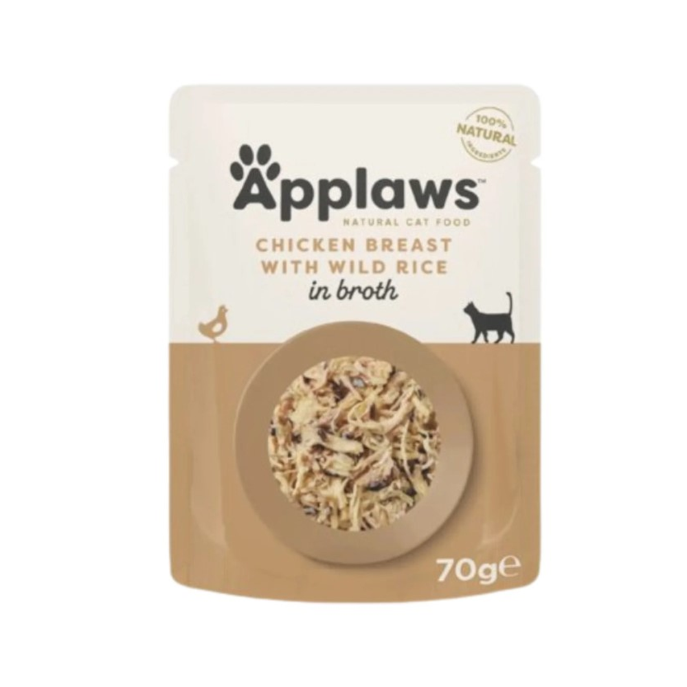 Applaws Cat Chicken & Rice Pouch 70g