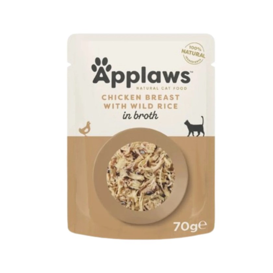 Applaws Cat Chicken & Rice Pouch 70g